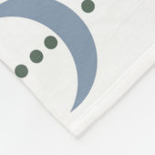 Farbige geometrische Formen Muster 22a Fleecedecke (Ecke)