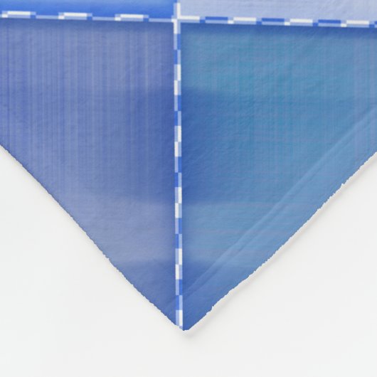Farbige geometrische Formen Muster 41 Fleecedecke (Ecke)