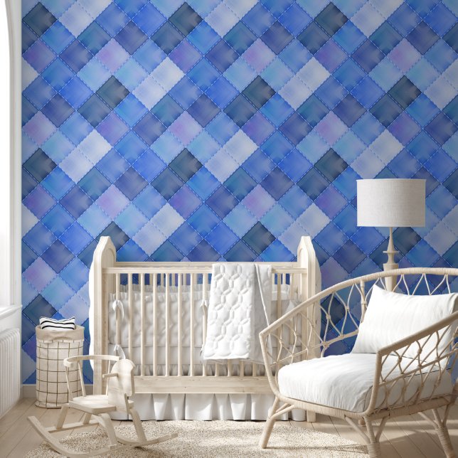 Farbige geometrische Formen Muster 41 Tapete (Kinder)