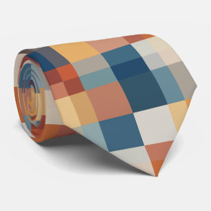 Farbige geometrische Formen nahtlos Krawatte