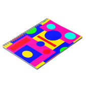 Farbige geometrische Formen Notizblock (Linke Seite)