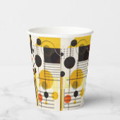 Farbige geometrische Formen Pappbecher (Rechts)