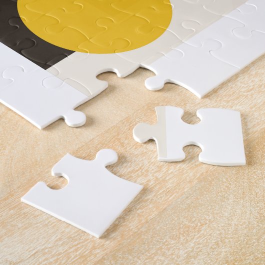 Farbige geometrische Formen Puzzle (Seite)