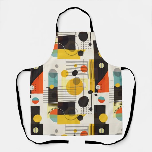 Farbige geometrische Formen Schürze (Vorderseite)
