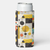 Farbige geometrische Formen Selters Dosenkühler (Seltzer Rückseite)