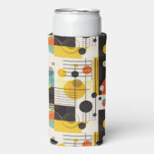 Farbige geometrische Formen Selters Dosenkühler (Seltzer Vorderseite)