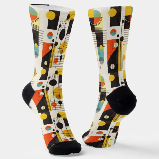 Farbige geometrische Formen Socken (Gewinkelt)