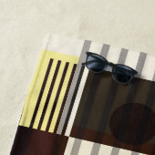 Farbige geometrische Formen Strandtuch (Beispiel)