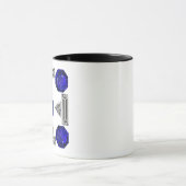Farbige geometrische Formen Tasse (Zentrum)