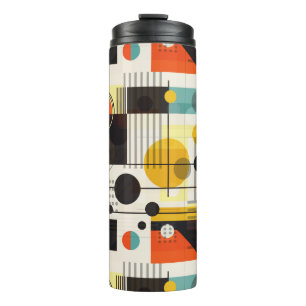Farbige geometrische Formen Thermosbecher
