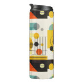 Farbige geometrische Formen Thermosbecher (Nach rechts gedreht)