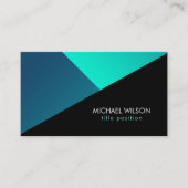 Farbige geometrische Formen Visitenkarte (Vorderseite)