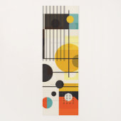 Farbige geometrische Formen Yogamatte (Rückseite)