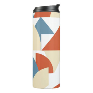 Farbige geometrische Kunst-Reisebecher Thermosbecher