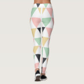 Farbige geometrische Leggings (Rückseite)