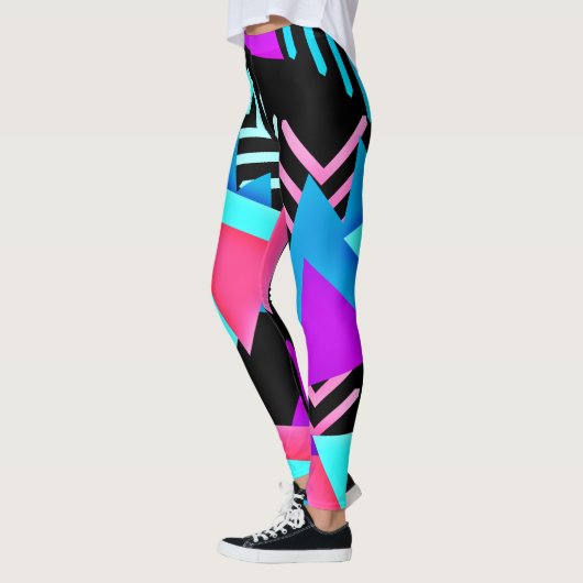 Farbige geometrische Leggings (Links)