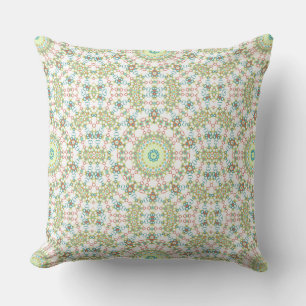 Farbige geometrische Mandala-Muster Kissen
