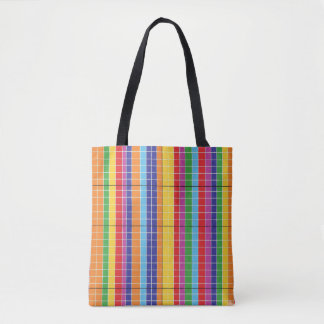 Farbige geometrische Muster-Tasche – Moderner Rege Tasche