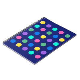 Farbige geometrische Punkte Notizblock