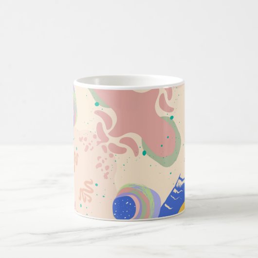 Farbige geometrische Tasse (Mittel)