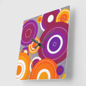 Farbige geometrische Uhr (Winkel)