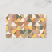 Farbige geometrische Visitenkarte (Vorderseite)