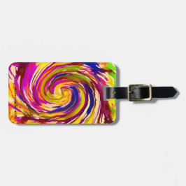 Farbige Gepäckmarke Gepäckanhänger