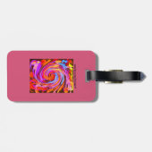 Farbige Gepäckmarke Gepäckanhänger (Rückseite horizontal)