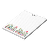 Farbige gepolsterte Kakteen und Sukkulente Notizblock (Rotiert)