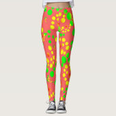 Farbige Gepunktete Leggings (Vorderseite)