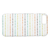 Farbige gepunktete Linien Case-Mate iPhone Hülle (Rückseite (Horizontal))