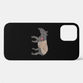 Farbige gepunktete Malayan Tapir Case-Mate iPhone  Hülle (Rückseite (Horizontal))