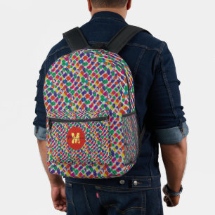 Farbige Geräusche. Bedruckter Rucksack
