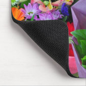 Farbige gerberne Blume drucken Mousepad (Ecke)