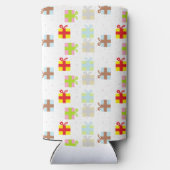 Farbige Geschenkboxen auf weiß Selters Dosenkühler (Rückseite)