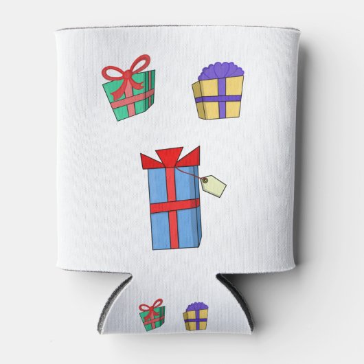 Farbige Geschenkboxen Dosenkühler (Vorderseite)