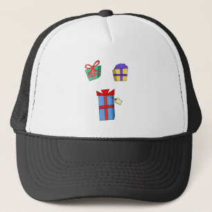 Farbige Geschenkboxen Truckerkappe