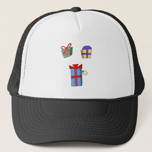 Farbige Geschenkboxen Truckerkappe (Vorderseite)