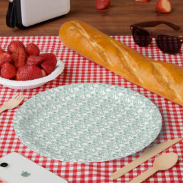 Farbige Geschenkpapier mit einem sich wiederholend Pappteller