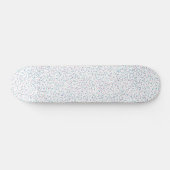 Farbige, gesprenkelte Frühlingspunkte Skateboard (Horizontal)