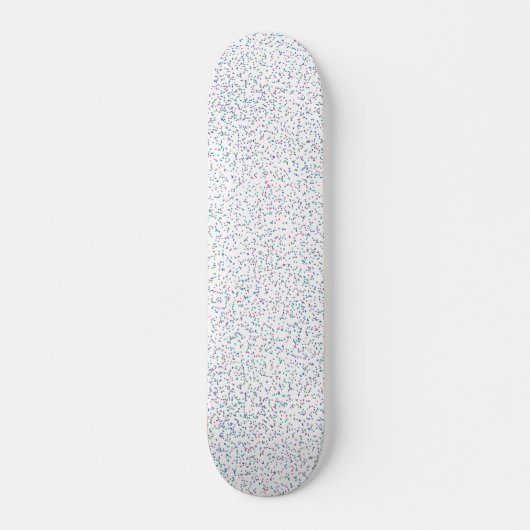 Farbige, gesprenkelte Frühlingspunkte Skateboard (Vorne)
