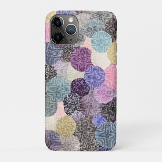 Farbige Gestaltung der Kreise Case-Mate iPhone Hülle (Rückseite)