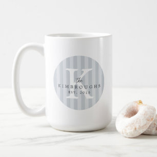 Farbige gestreifte Kreis individuell personalisier Kaffeetasse