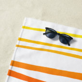 Farbige gestrichene Streifen Strandtuch (Beispiel)