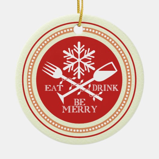 Farbige Getränke zu fröhlichen Weihnachtsschmuck (Vorne)