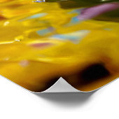 Farbige Gewässer Abstrakte Fotografie Poster (Ecke)