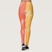 Farbige gießende Farbe. Leggings (Rückseite)
