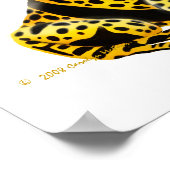 Farbige Giftfrösche drucken Poster (Ecke)