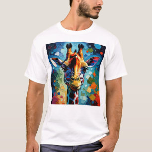 Farbige Giraffe 302 T-Shirt