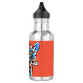 Farbige Giraffe Edelstahlflasche (Rechts)